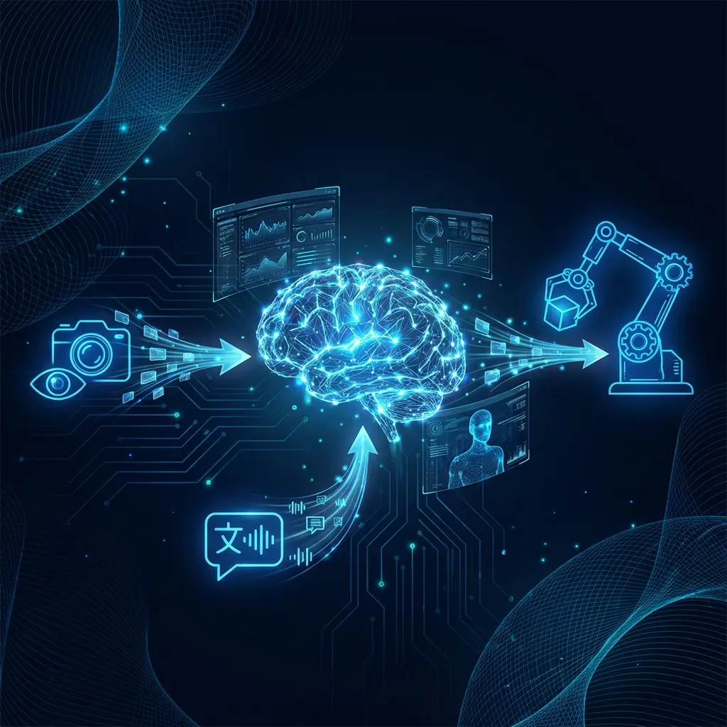 VLA Vision-Language-Action illustration